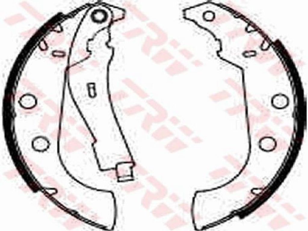 Trw Bremsbackensatz Hinterachse GS8272