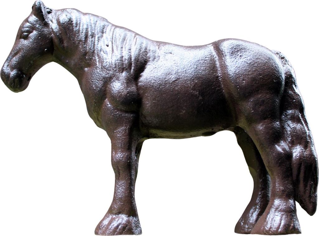 Dekofigur Pferd Gusseisen