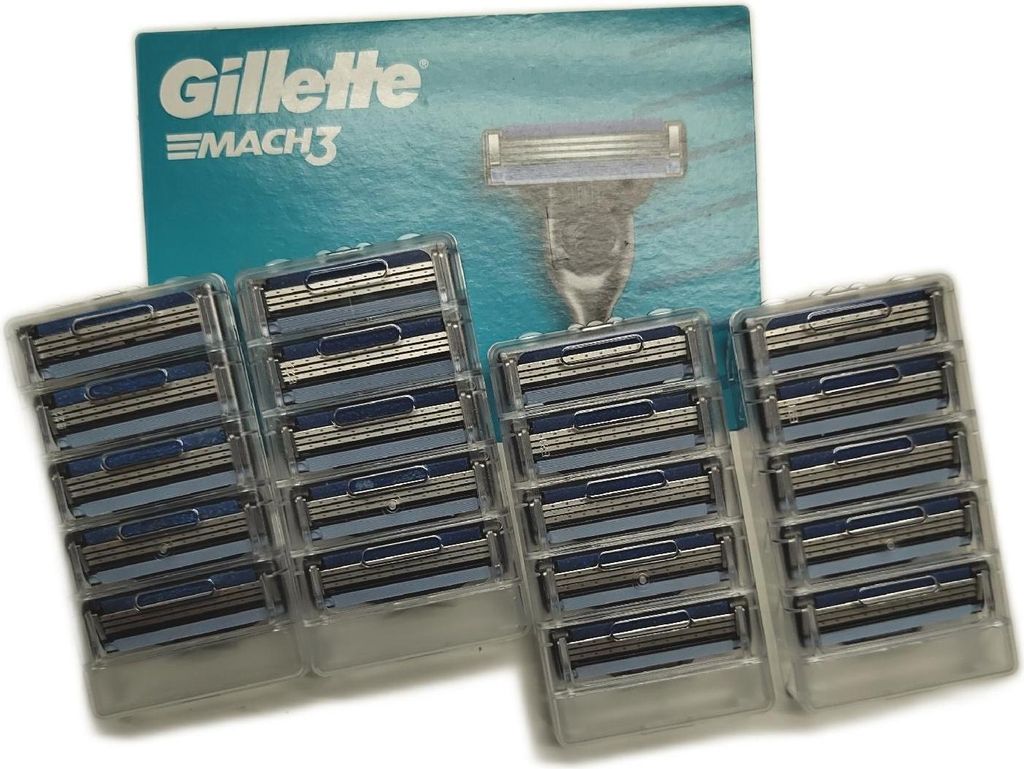 Gillette Gillette Mach3 Base Lames de rasoir pour hommes - Image du produit 