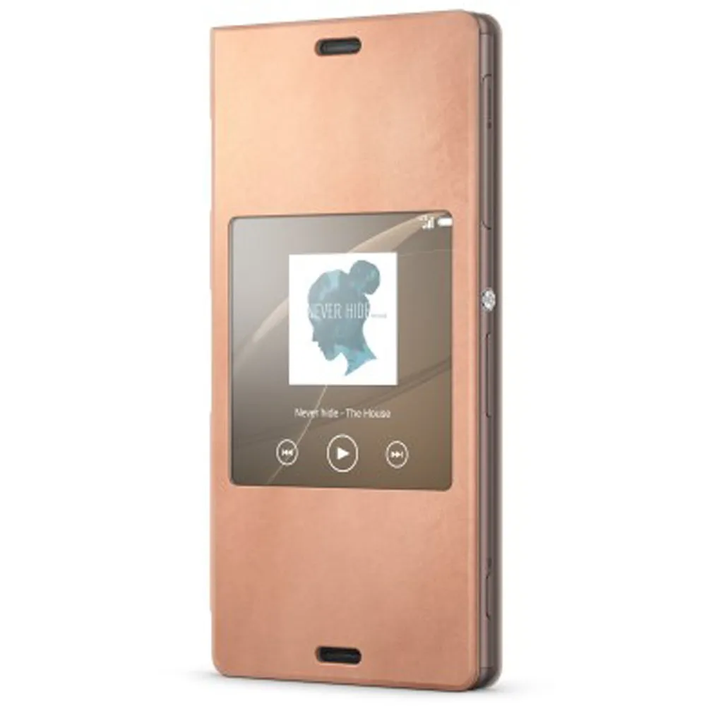 Custodia Sony SCR24 Rame per Xperia Z3 | Cover Smart Window Originale