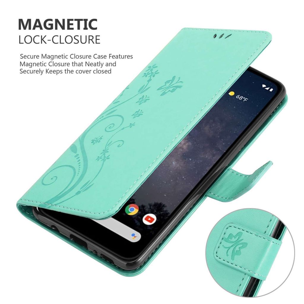 Cadorabo Custodia Flip Con Chiusura Magnetica Per Google Pixel 2 XL – Colore Rosso Mela