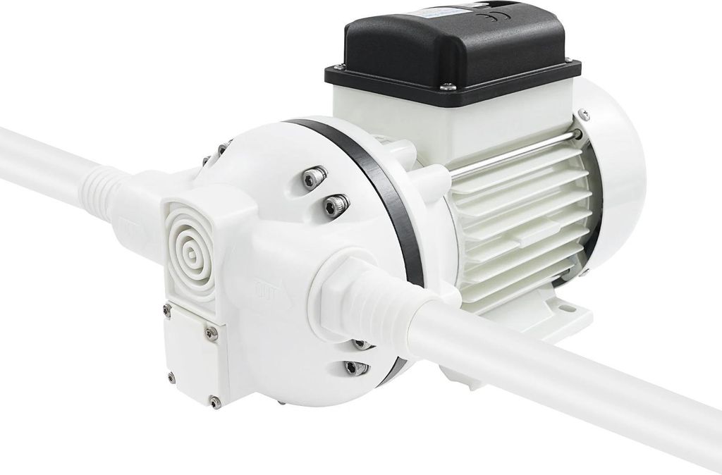 Wasserpumpe - Elektrische Membranpumpe - 330 W - 220 V EU-Stecker - Fördermenge bis 40 l/min (8,8 GPM) - Netzbetrieben - Weiß