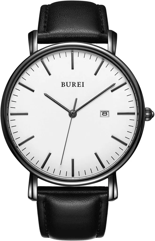 Elegante orologio nordico da uomo Design classico Confortevole cinturino in maglia Indicazione della data Movimento al quarzo Resistente all'acqua fino a 30 m Pronto per essere regalato