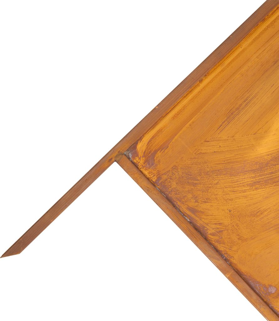 Edelrost Sichtschutz Garten Deko Farn 160x50 cm Decorative