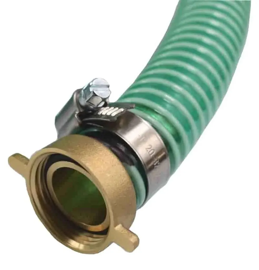 Tuyau d'eau 15m pour pompe de jardin 1 pouce 25mm avec raccord - 2