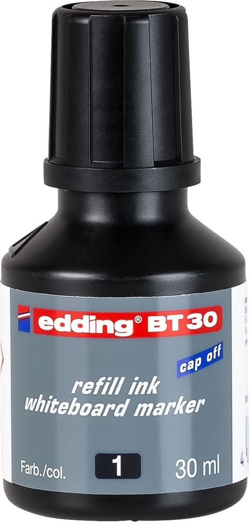 Nachfülltinte edding BT 30 für edding Boardmarker 30ml schwarz Packung mit 10 Stück