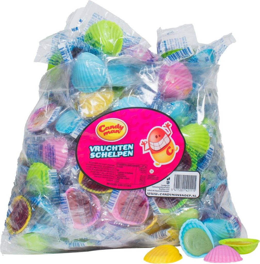 Candyman fruit shells 100 pieces
