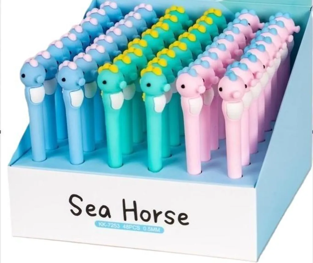 Set 48 Penne Cavalluccio Marino Silky Seahorse - Penne Gel Colorate