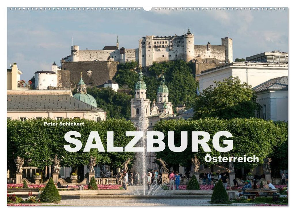 Salzburg - Österreich (Wandkalender 2027 DIN A2 quer), CALVENDO Monatskalender
