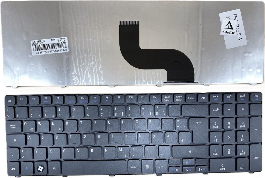 DEUTSCHE - Tastatur Keyboard Schwarz kompatibel für ACER Aspire 5740G-436G50BN
