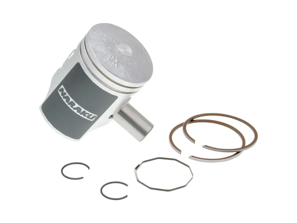 Piston 50cc 39mm Naraku Performance avec segments pour moteur 2T - 4