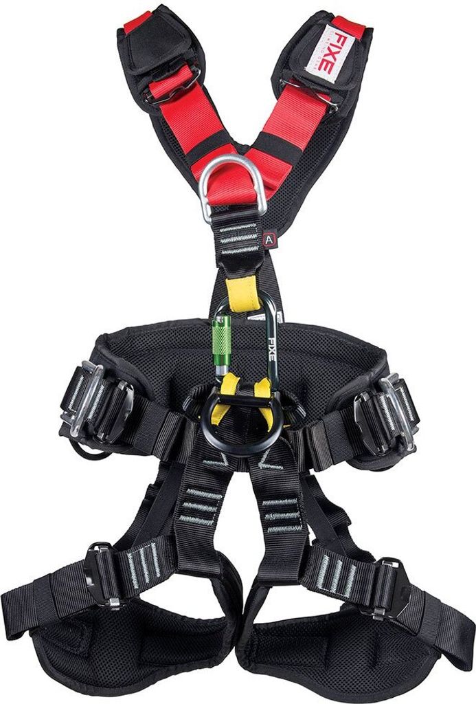 Fixe Climbing Gear Challenger Kompletter Gurtzeug Schwarz S-M Schwarz S-M