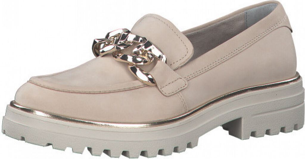 Tamaris Damen Mokassins 1-24707-20 418 Farbe: Beige Größe: 39