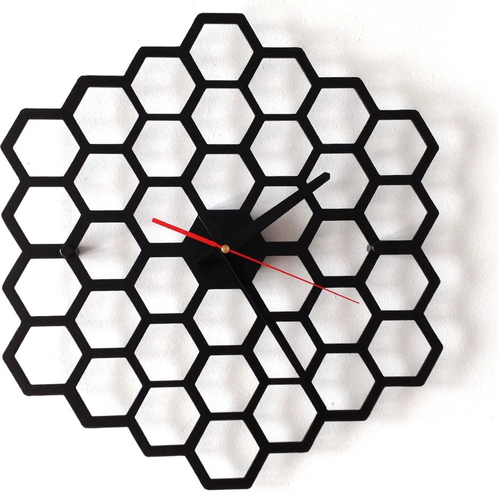 Horloge Murale Haxa Decorizzly® Silencieuse et Géométrique Style Scandinave