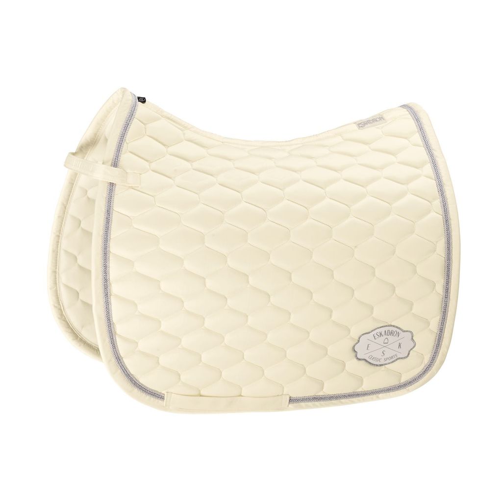 Eskadron Schabracke EMBLEM GLOSSY " Classic Sports " Form - Dressur Farbe - blanc