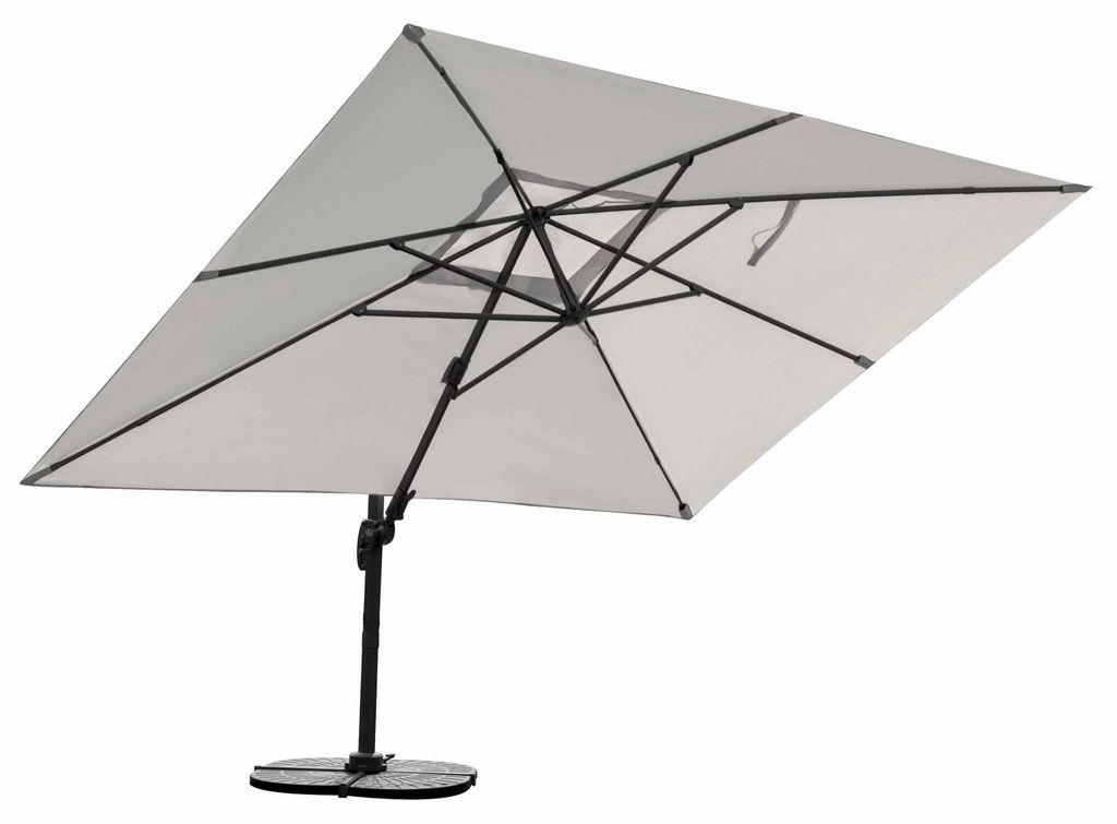 Sonnenschirm 3m x 4m, Aluminium; UV-Schutz; inkl. Produktbild 