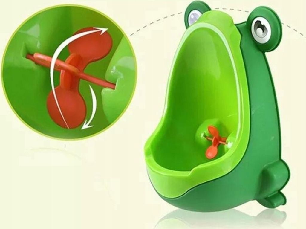 Baby Jungen stehen Töpfchen Froschform Wand Urinale Produktbild 4