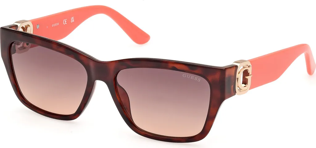 Lunettes de soleil Guess GU00105 52F Dark Havana 56mm pour Femmes