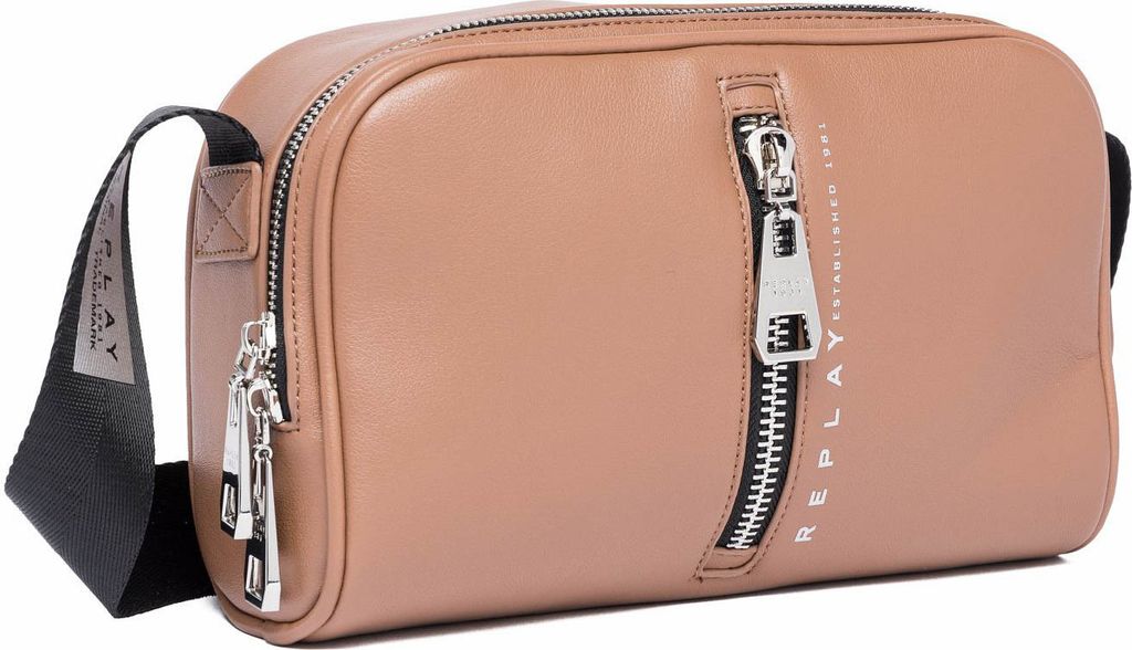 REPLAY Umhängetasche Crossbody Bag Dirty Pale Beige hellbraun