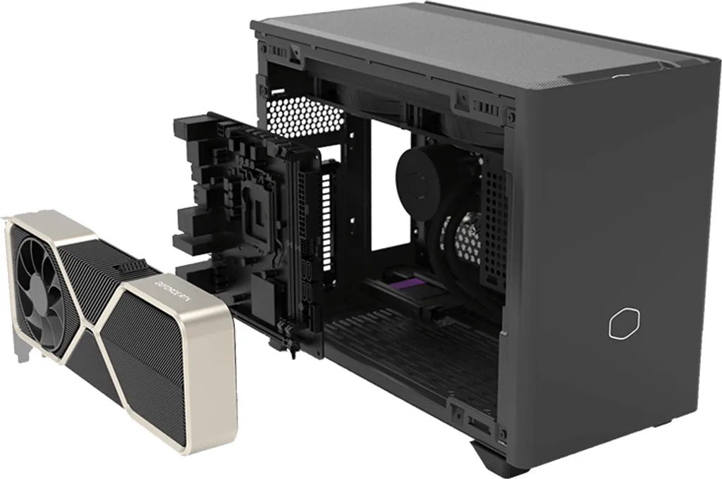 Boîtier PC SFF Cooler Master NR200P MAX pour PC Gaming Compact - 18