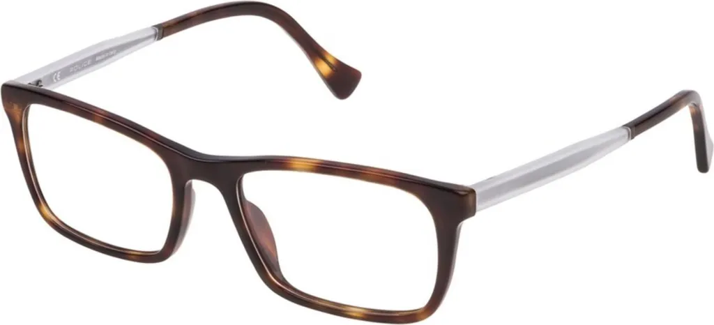 Lunettes de vue Police VPL262N 52 04AP - Monture Optique Homme Carrée