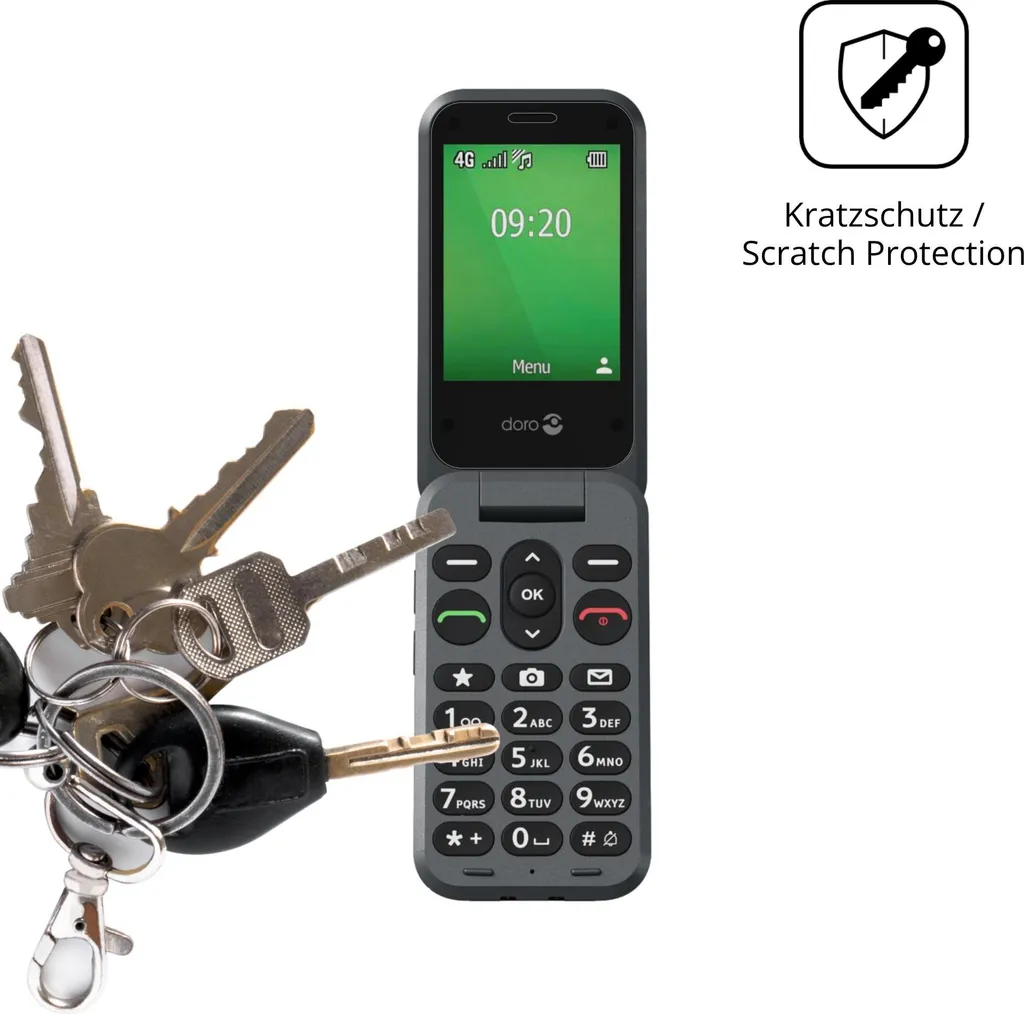 dipos I 6X Pellicola Protettiva antiriflesso Compatibile con Doro 8040