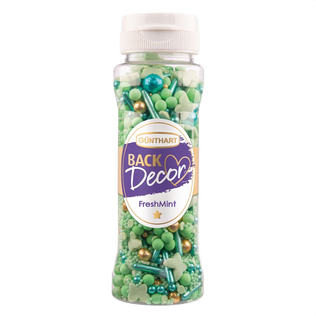 BackDecor Premium Streuselmix Fresh Mint, 120 g