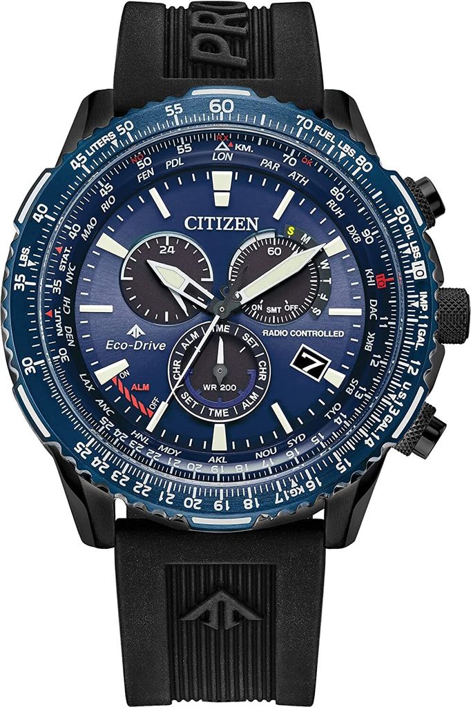 Męski zegarek solarny Alarm - Citizen Model: CB5006-02L Zdjęcie produktu 