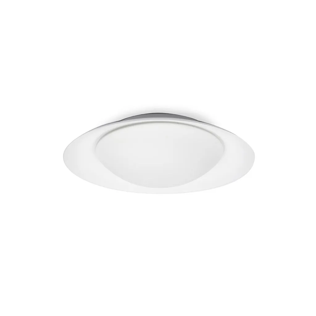 Plafonnier LED SIDE 15W blanc - Luminaire discret au design épuré
