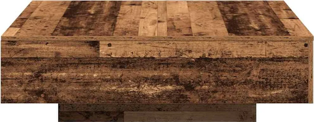 vidaXL Table Basse Carrée en Bois de Récupération Massif 100x100x31 cm - 2