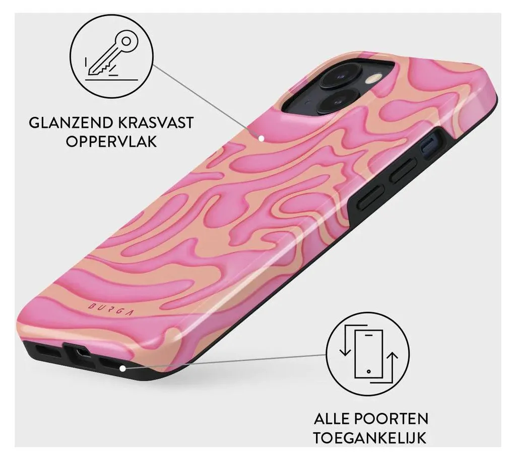 Étui iPhone 15 Robuste et Design Popsicle - Coque Burga Double Blindage