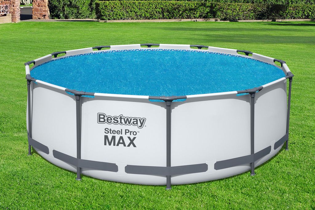 Bestway® PE-Solarabdeckplane Ø 356 cm, blau, rund Produktbild 10