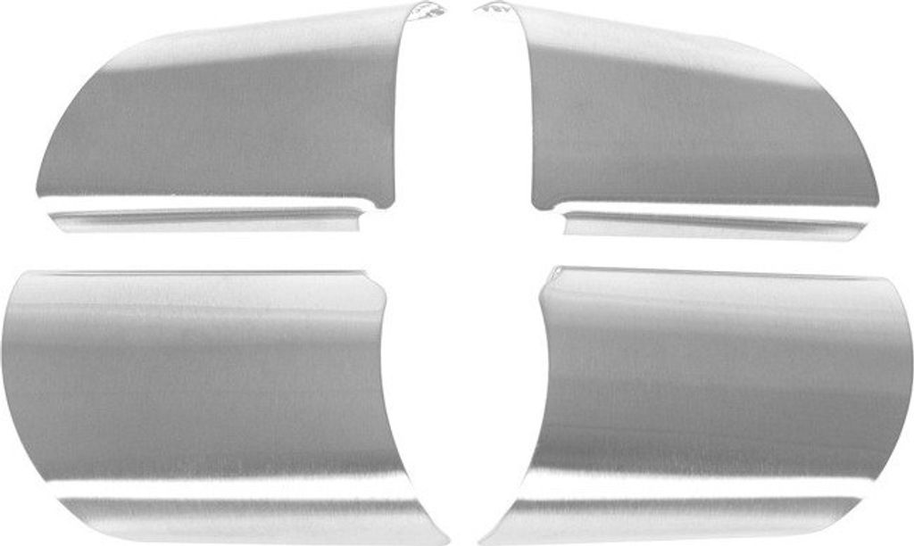 Lenkrad Abdeckung Blenden Clip Echt ALU 4tlg Set für Ford Focus 2 II MK2 2004-