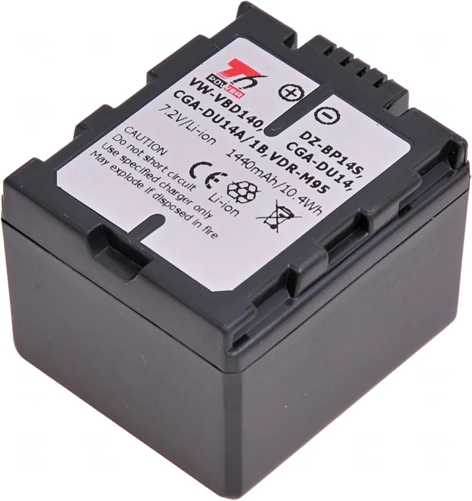 Batteria Di Ricambio Per Videocamera Panasonic NV-SX50 - 4,8V 4200mAh NiMH, Alta Capacità