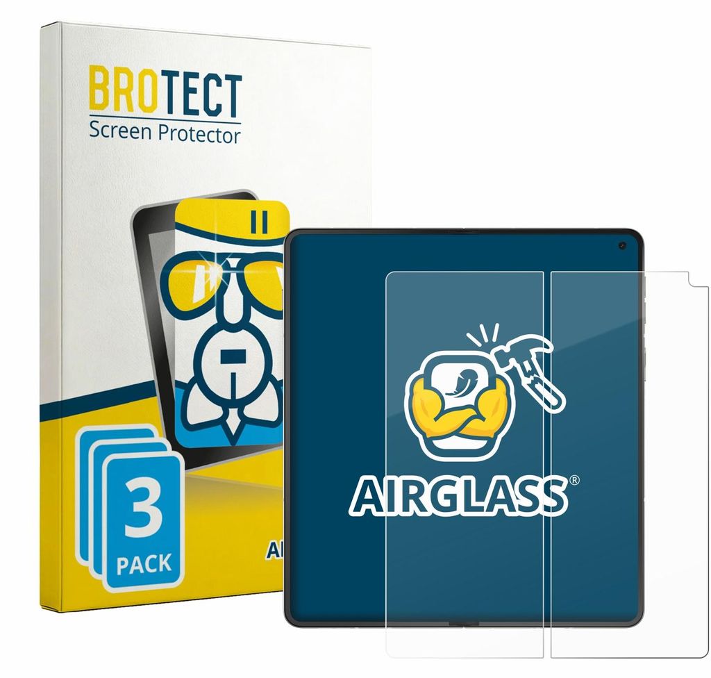 3x BROTECT Schutzglas für Motorola Razr Fold (Inneres Display) Schutzfolie Panzer Folie Glas Display Schutz klar