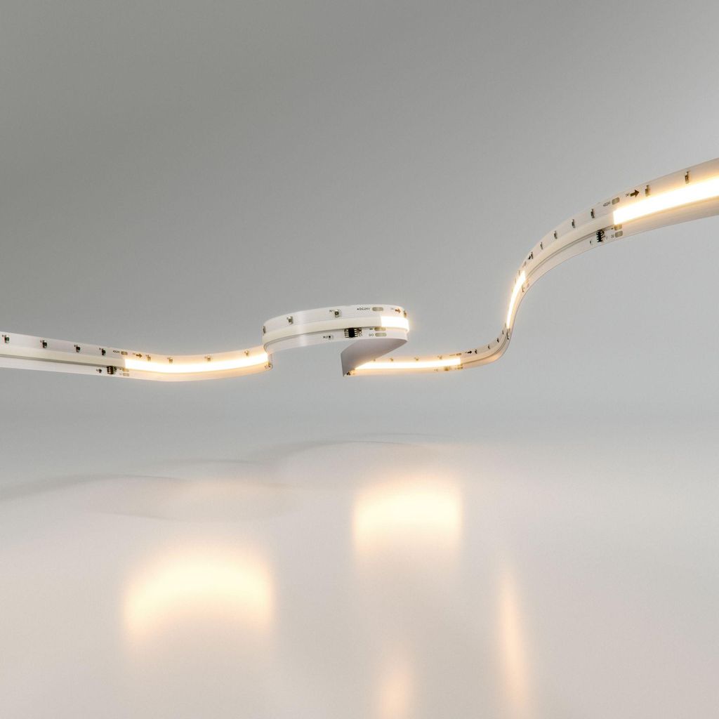 5 m 24 V 12 W/m Fine Running COB LED-Streifen 2700 K IP20 mit SPI-Technologie für dynamische Pixel-für-Pixel-Steuerung - Beneito & Faure