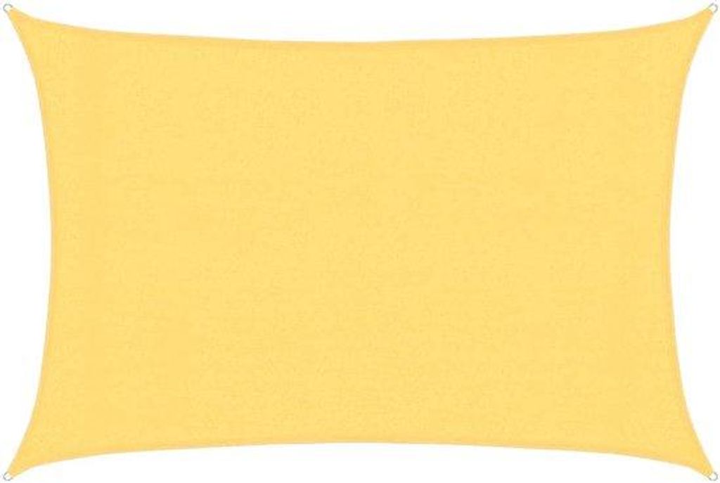 Schaduwdoek Rechthoekig 3x4m Beige HDPE 160g/m² 90% UV-Schutz atmungsaktiv wasserabweisend Sonnensegel mit Riemen für Garten Terrasse Balkon
