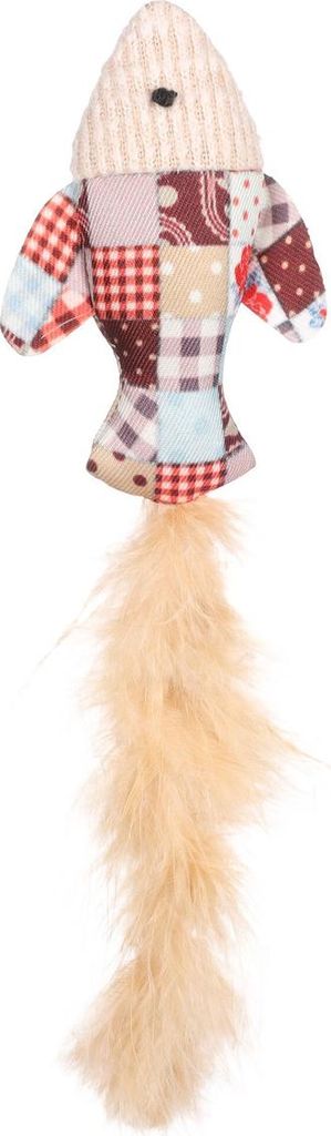 Flamingo Katzenspielzeug Vinta Fisch mit Feder