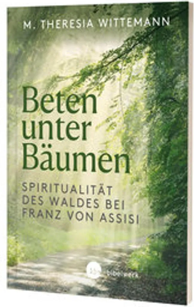 Livre Beten unter Bäumen avec Couverture Illustrée et Textes Inspirants