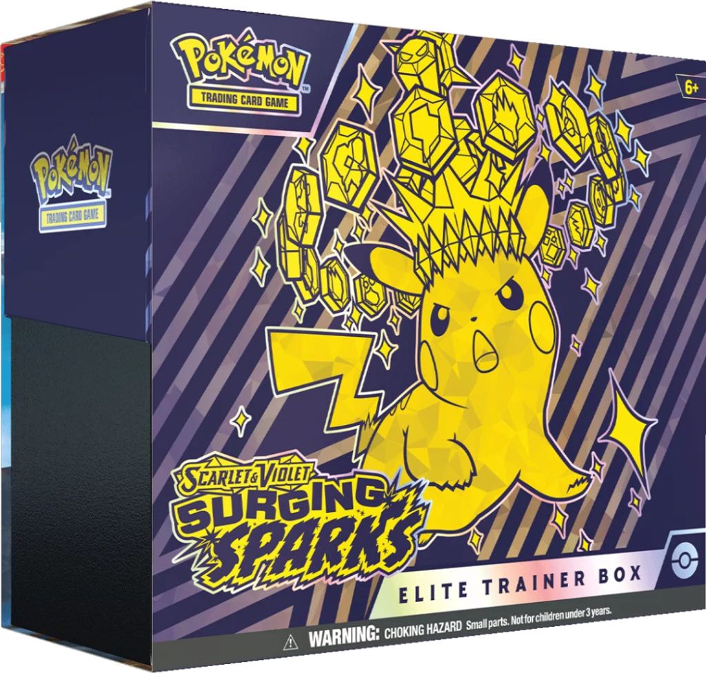 Pokémon TCG: SV08 Surging Sparks - pudełko z elitarnym Zdjęcie produktu 