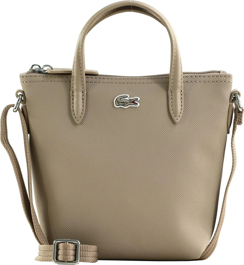 Sac Lacoste Simply Taupe Idéal pour le Shopping et le Travail Quotidien