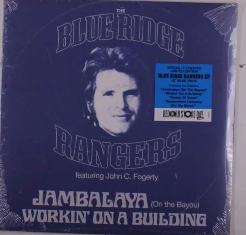 Maxi-Single 12 John Fogerty Jambalaya Vinyle Bleu de Collection Rare