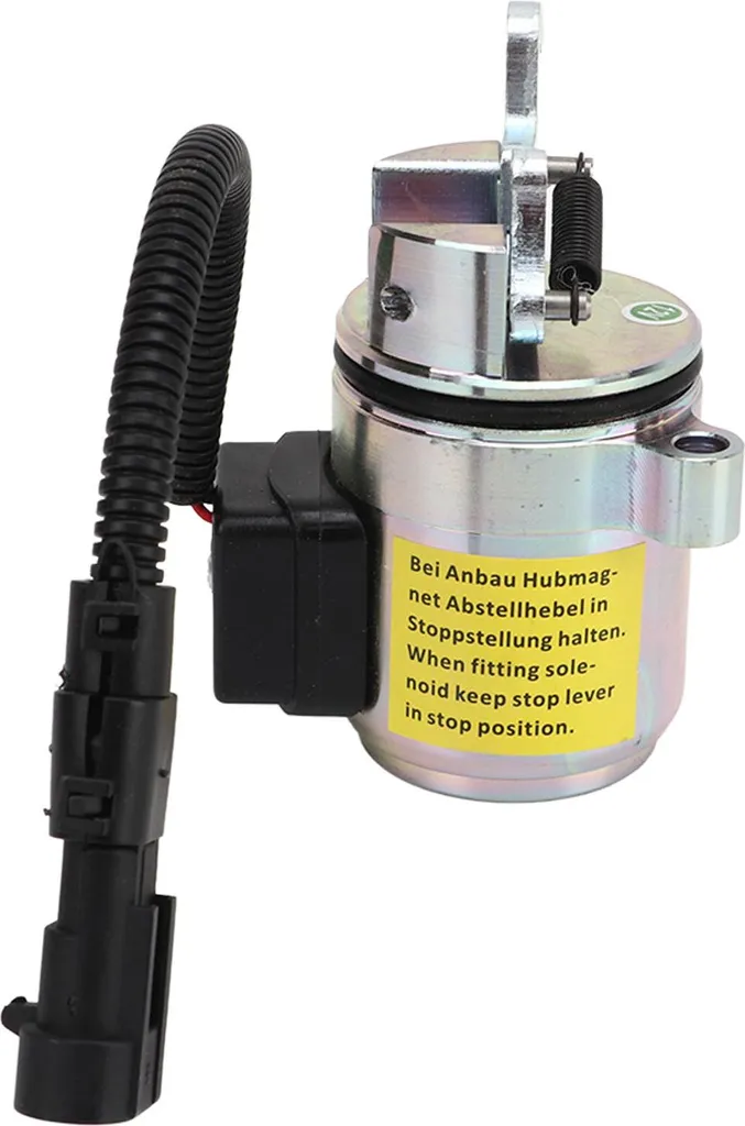 Solénoïde d'Arrêt Carburant 12V pour Moteurs Deutz F2L2011 BF3L2011