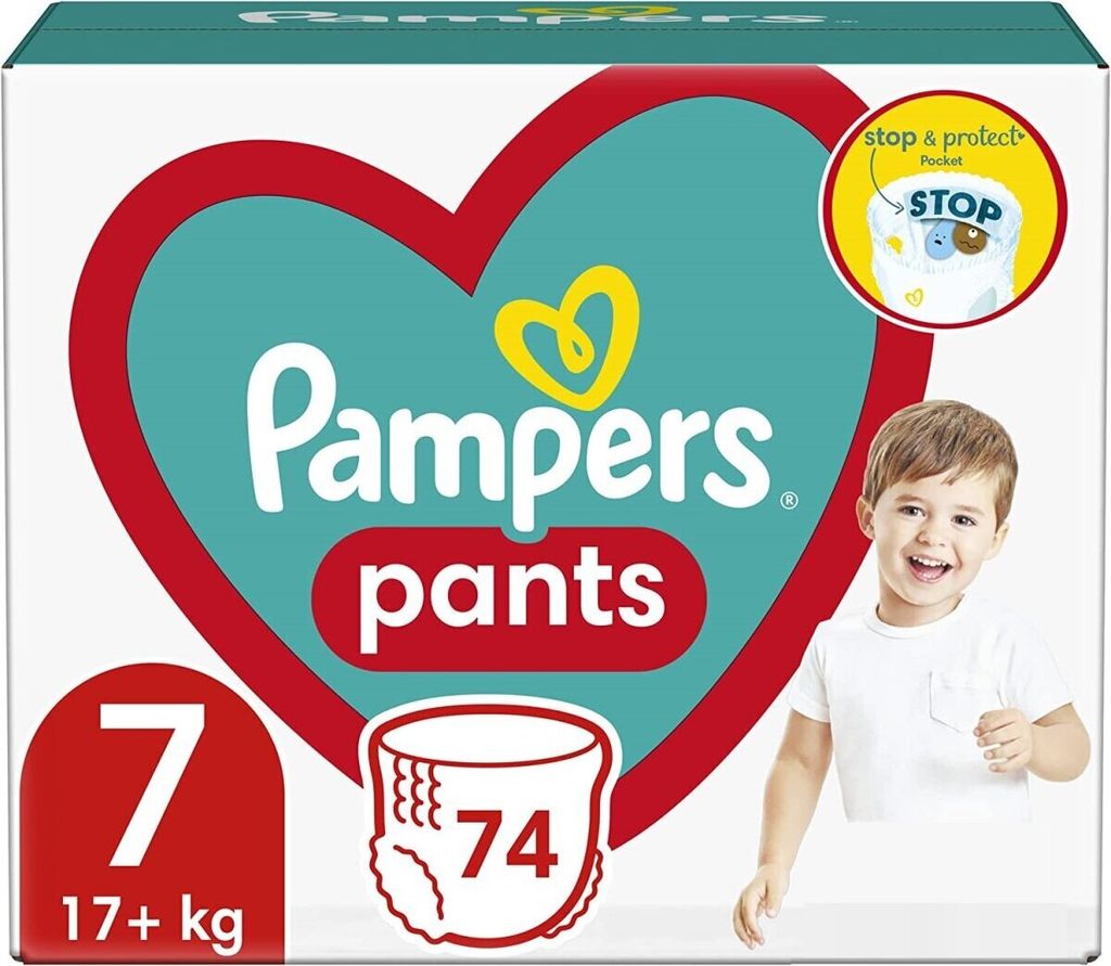 Pampers (Alte Version) Pants Boy/Girl 7 74 pc(s) Produktbild 