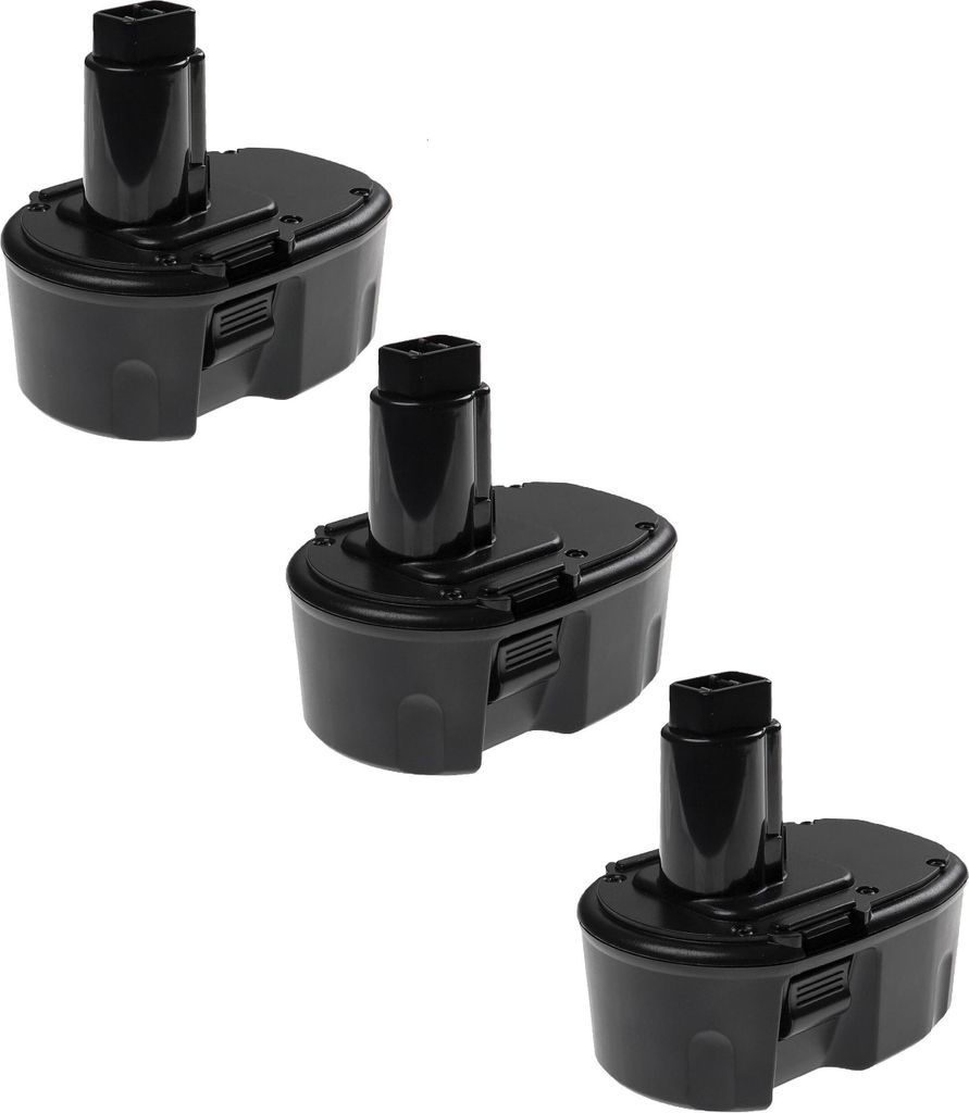 EXTENSILO 3x Akku kompatibel mit Dewalt DW996K-2, DW996KQ Werkzeug (3300 mAh, NiMH, 14,4 V)
