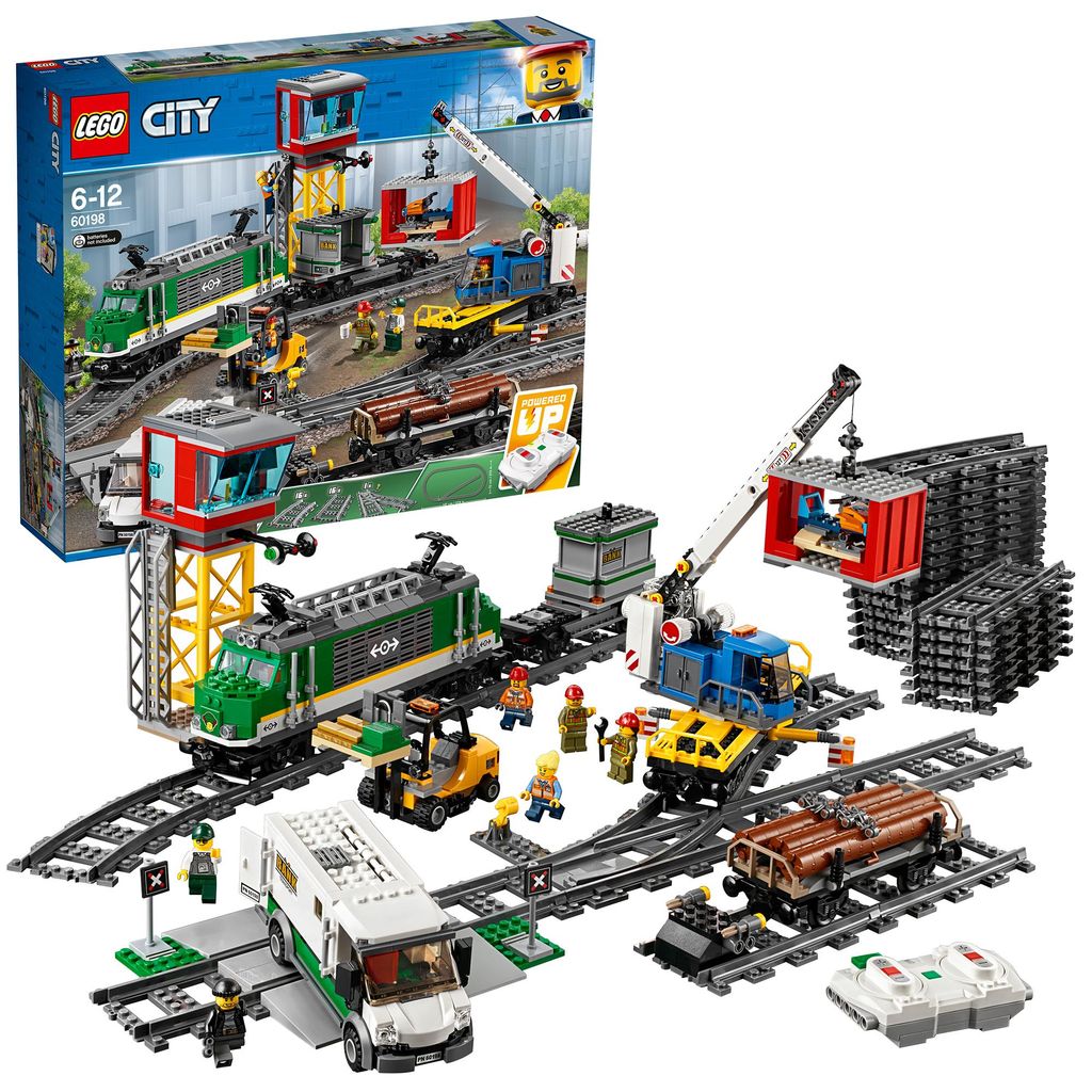 LEGO City Trains Güterzug -  Zug Spielzeug, Gabelstapler, Produktbild 