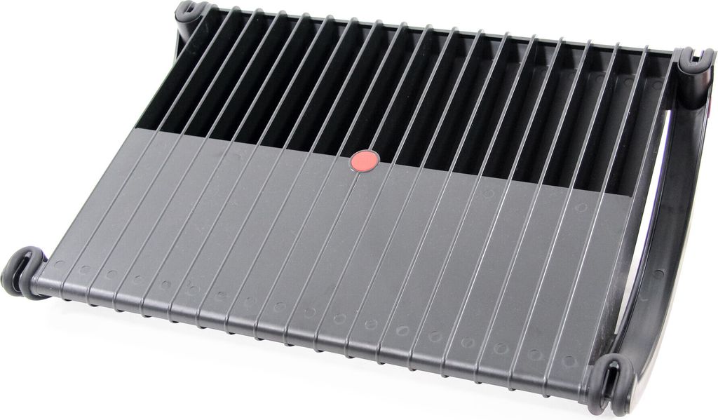 hjh OFFICE Fußablage für Büro, Schreibtisch Fußstütze PODI Fußauflage ergonomisch, verstellbar, rutschfest