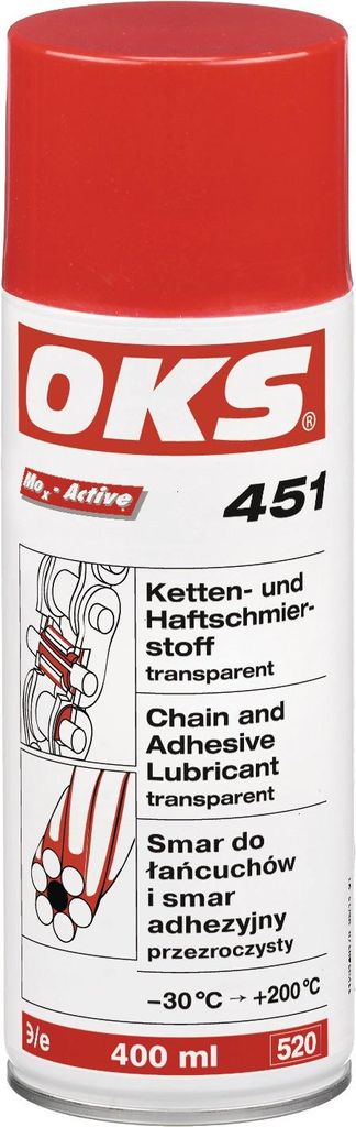 OKS Ketten- und Haftschmierstoff OKS 451 400 ml transparent Produktbild 