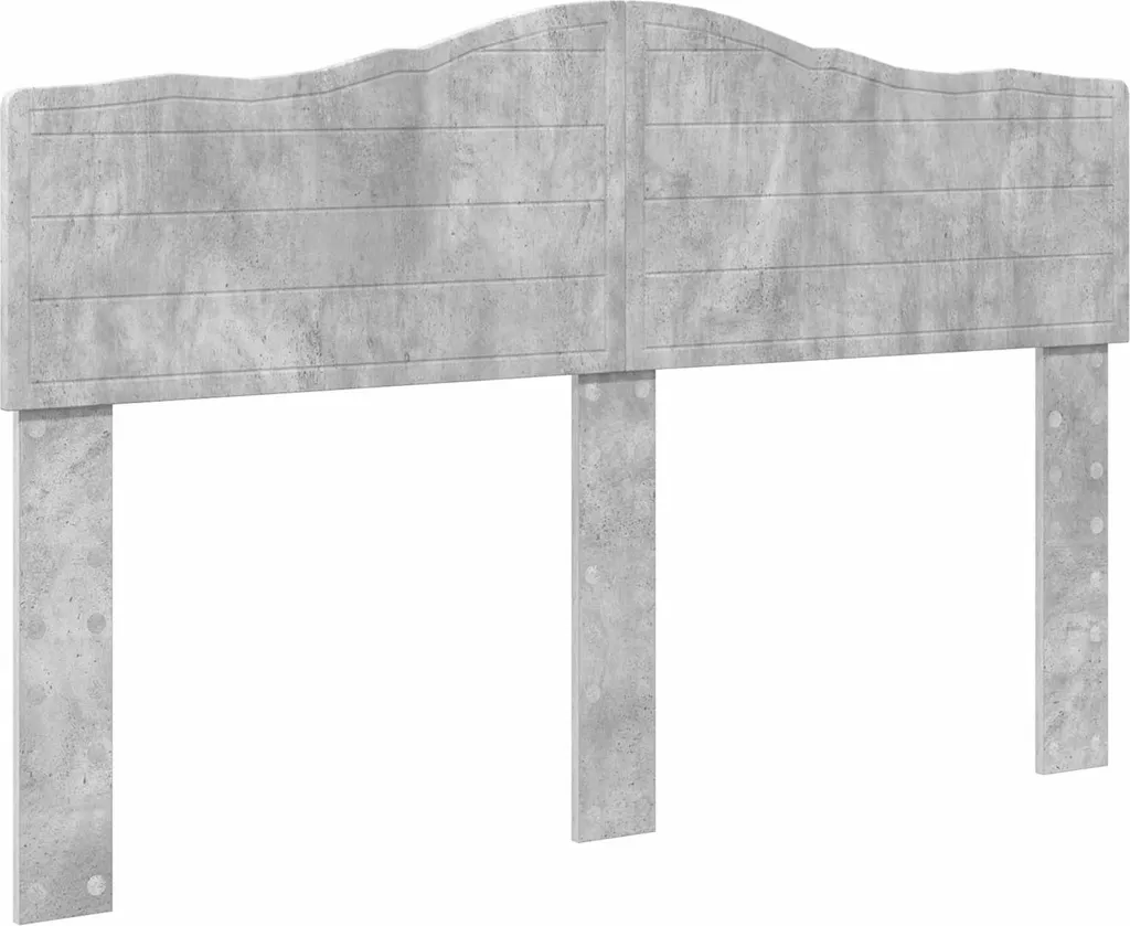 Testiera in Cemento Grigio 140 cm - Legno Ingegnerizzato per Letti Moderni