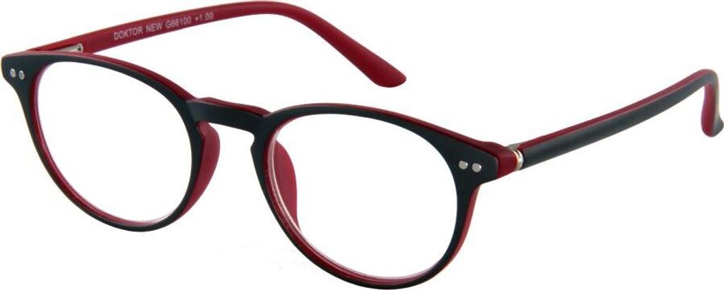 Lesebrille DOKTOR New, rot, +3.00 dpt. Produktbild 